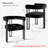 18.3" Seat Height Upholstered Velvet Kitchen Dining Armchair-2103887133