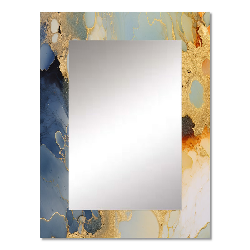 Majoch - Modern Rectangular Wall Mirror, 32 po x 24 po