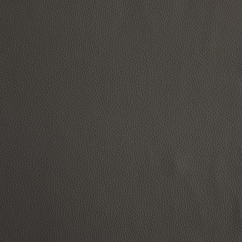 Canapé modulaire en cuir véritable gris avec structure en bois massif et pieds élégants, expérience spacieuse