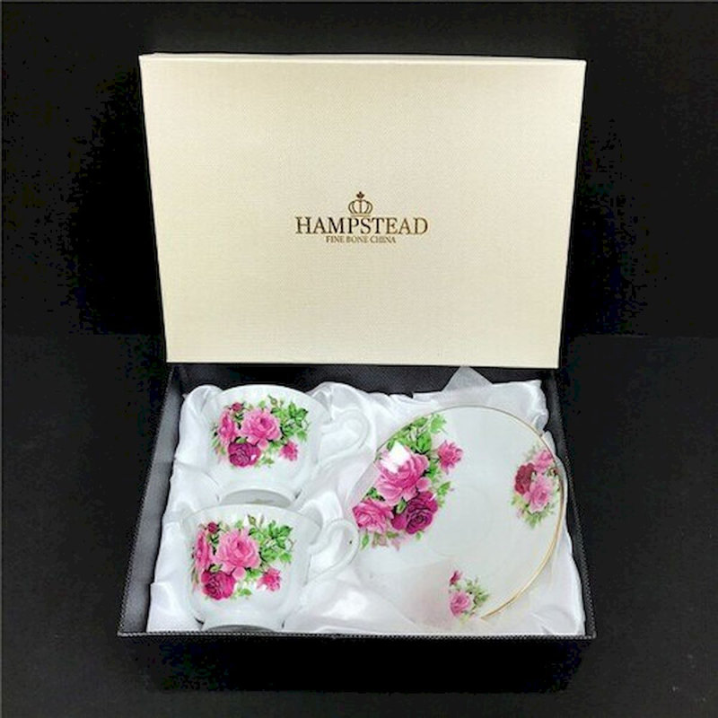 Porcelain Teacup and Saucer