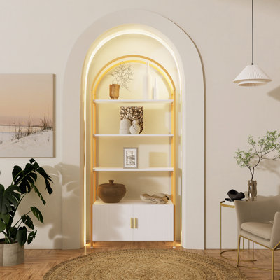 Bibliothèque arquée Rone Gold