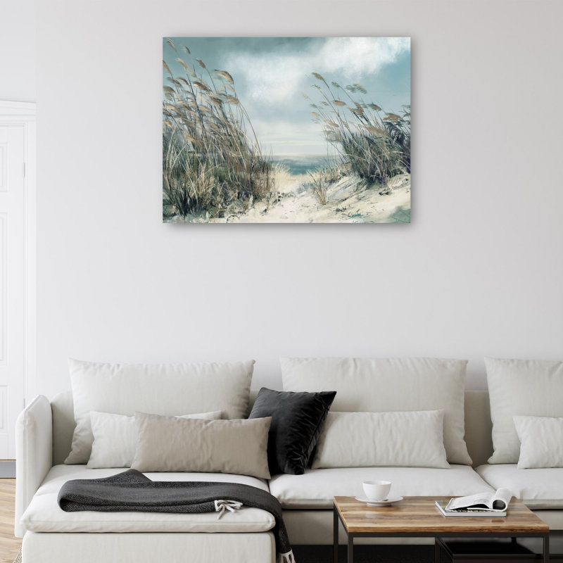 «Dune Grasses Soft» par Studio Arts, reproduction d'art sur toile, L 14 po x H 11 po
