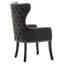 Latty 46cm H Velvet Upholstered Wing Back Side Chair Dining Chair-1334173067-1307340974