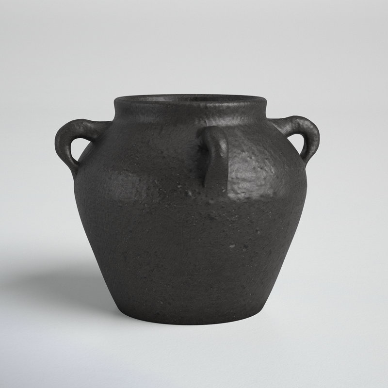 Harleen 6.75'' Handmade Clay Table Vase