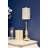 Hanlontown Creamy Gold and Silver Accent Table Lamp