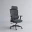 Chaise de bureau ergonomique (noire)