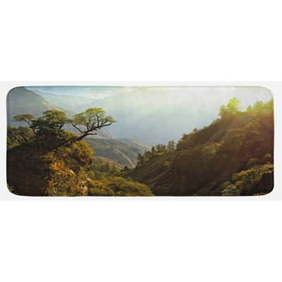 Tapis de cuisine paysage