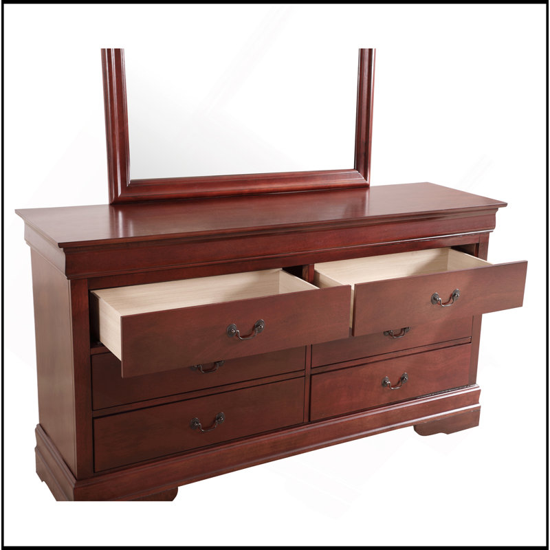 Commode Louis Phillipe, cerise Glory Furniture, Cerisier