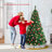 6' Spruce Christmas Trees, Easy Set Up Artificial Xmas Trees