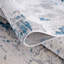 Tapis d'intérieur / abstrait bleu / crème 9 pi x 13 pi (9 pi 2 po x 12 pi 6 po) Amara de Branch Branch-531625294