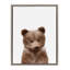 «Animal Studio Bear» par Amy Peterson, reproduction d'art sur toile encadrée