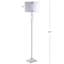 Lampe sur pied traditionnelle 63 po Sueann