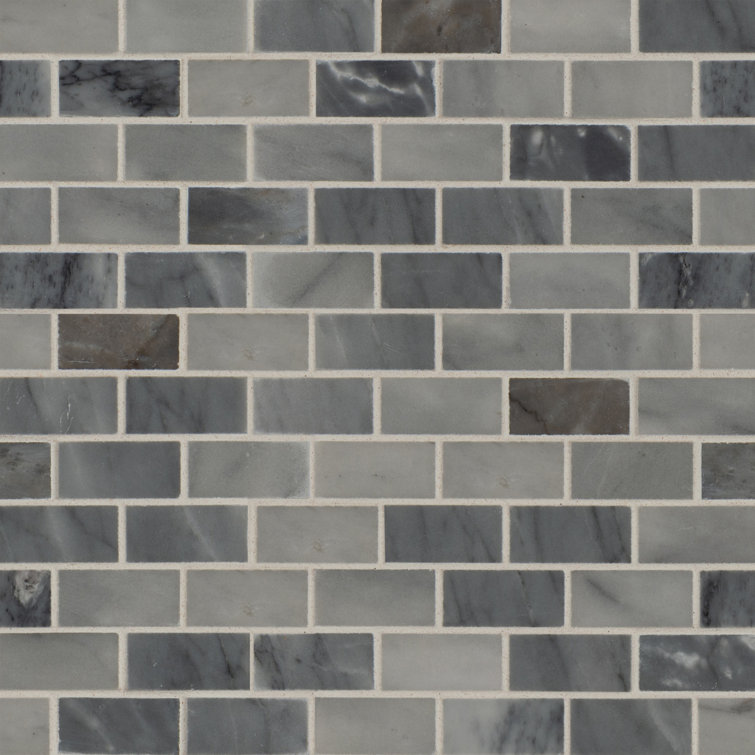 1" x 2" Natural Stone Mosaic Sheet Tile