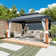 12 Ft. X 16 Ft. Wood Grain Aluminum Gazebo with Double Steel Roof, Ceiling Hook, Mosquito Netting, and Privacy Curtains