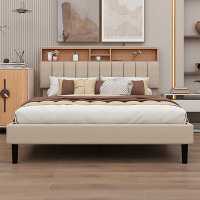 Cleophis Upholstered Upholstered Bed Storage Bed