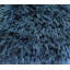 Tapis bleu fait main poils longs Ayalisse-461943514