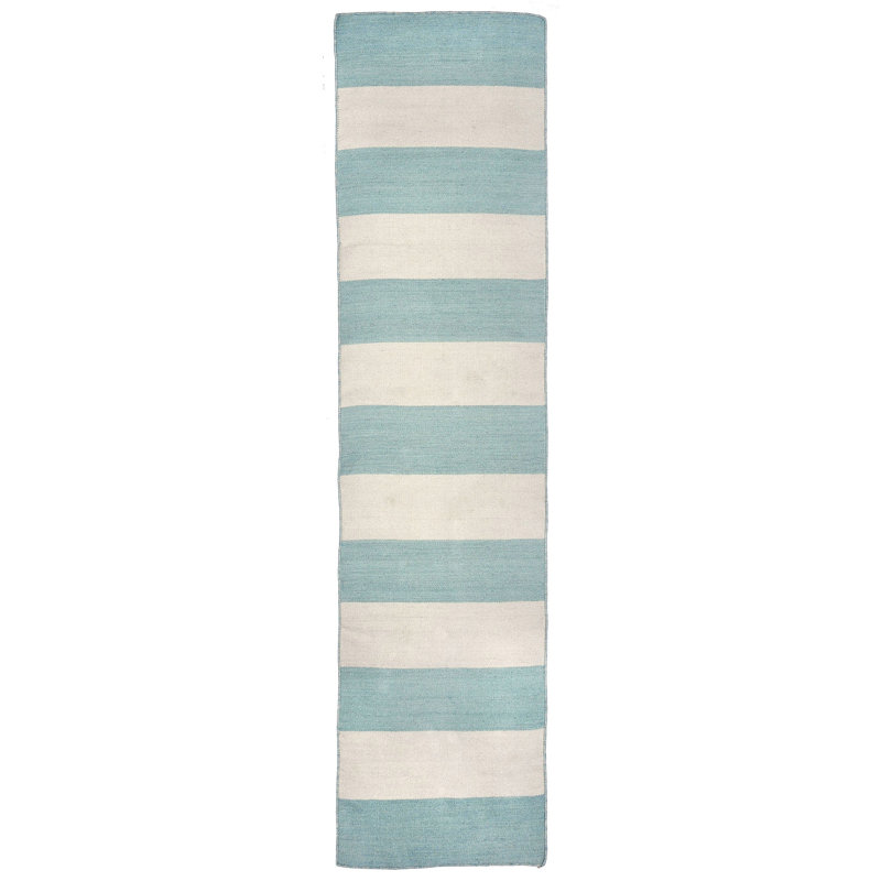 Jonathon Striped Indoor / Outdoor Rug, Runner 2' x 8'