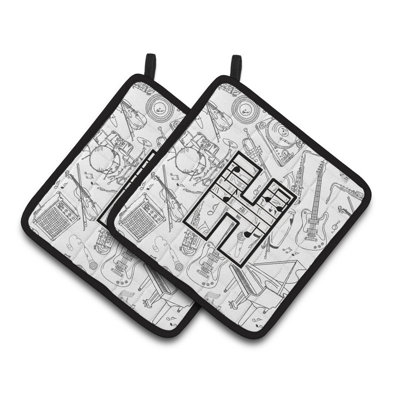 Note de musique Potholder, H
