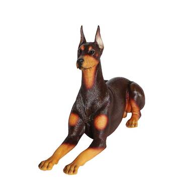 Wooden doberman toy - Dog figurine - Wooden toys - Inspire Uplift