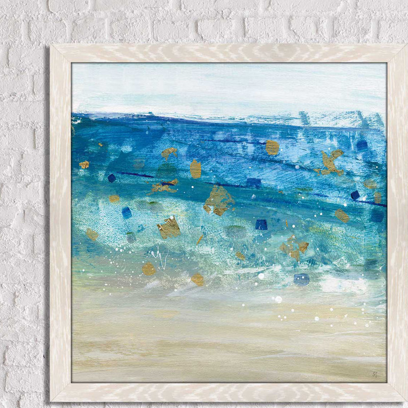 Sea Glass Summer II by Susan Jill - Single Picture Frame Print, 37.5" H x 37.5" W x 1" D