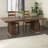 Winstonn Rectangular Solid Wood Top with Solid Wood Base Dining Table