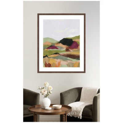 «Dreamy Landscape» par Nikita Jariwala, reproduction d'art encadrée