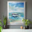Solitude Shore - Peinture sur toile encadrée-214956679-214956678