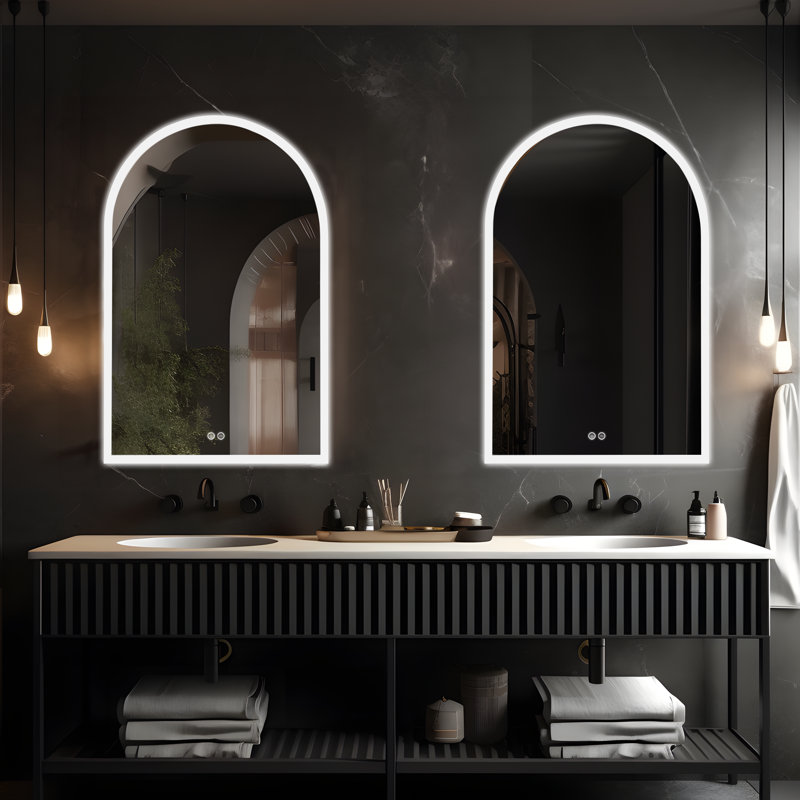 Miroir de salle de bain Budworth, 36 po x 24 po