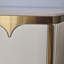 60cm W Stainless Steel Bedside Table