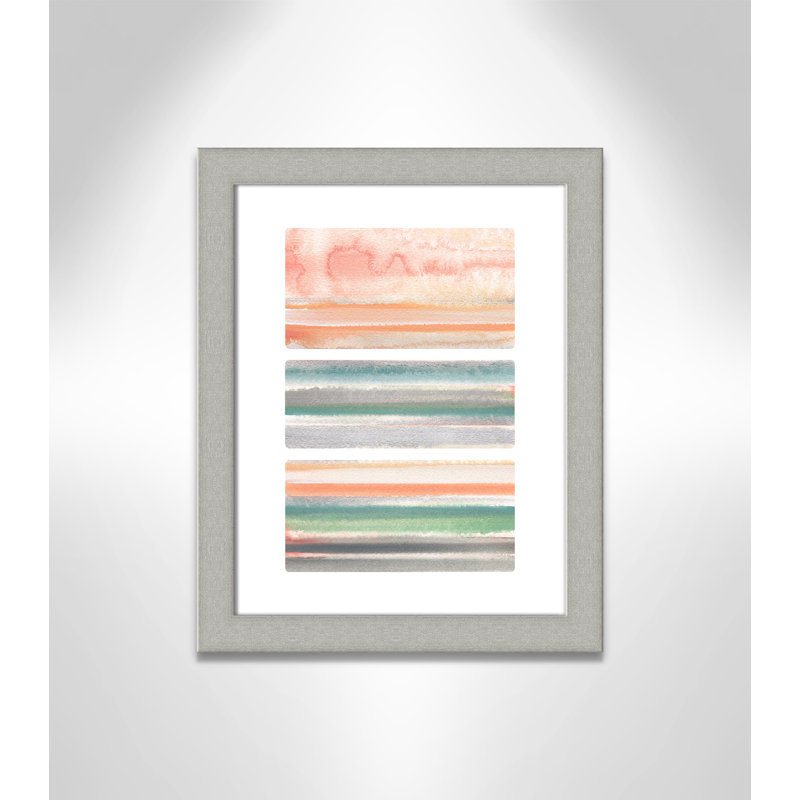 Paysage rétro - impression, Argent brossé, H 20,5 po x l 16,5 po x P 1,25 po
