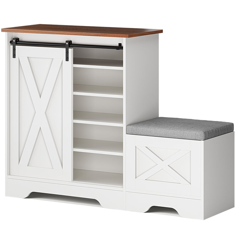 Armoire à chaussures, armoire à chaussures d'entrée de maison, armoire de rangement pour balcon d'entrée, étagère à chaussures de grande capacité