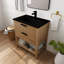 Contreplaqué de meuble-lavabo 30 po avec 2 tiroirs