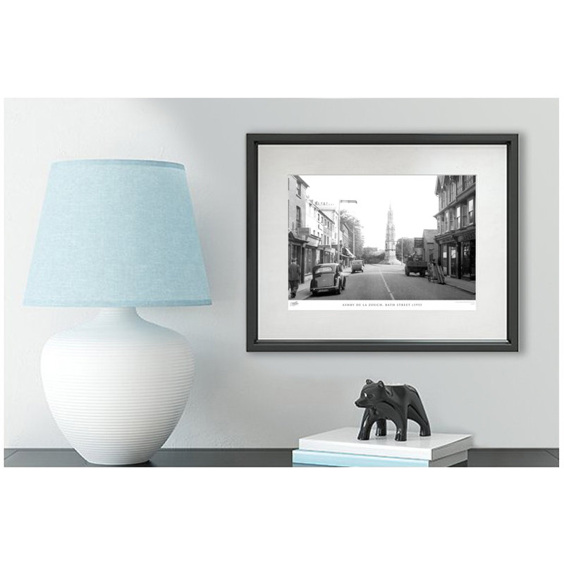 Ashby De La Zouch, Bath Street C1955 - Single Picture Frame Print, 31.5cm H x 38.8cm W x 2.3cm D