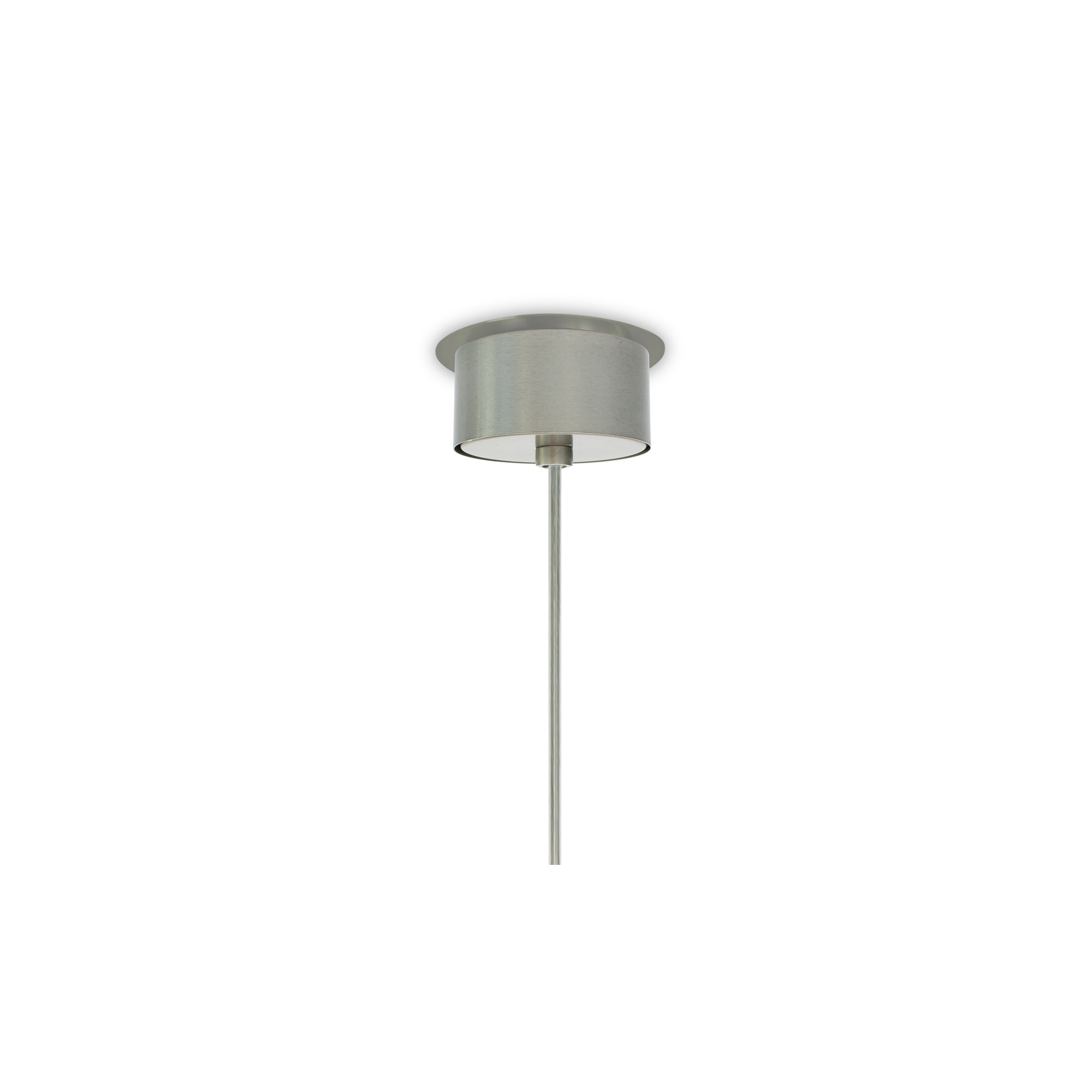 Swirl Single Light Dimmable Pendant, Pale Rose, Nickel, E26