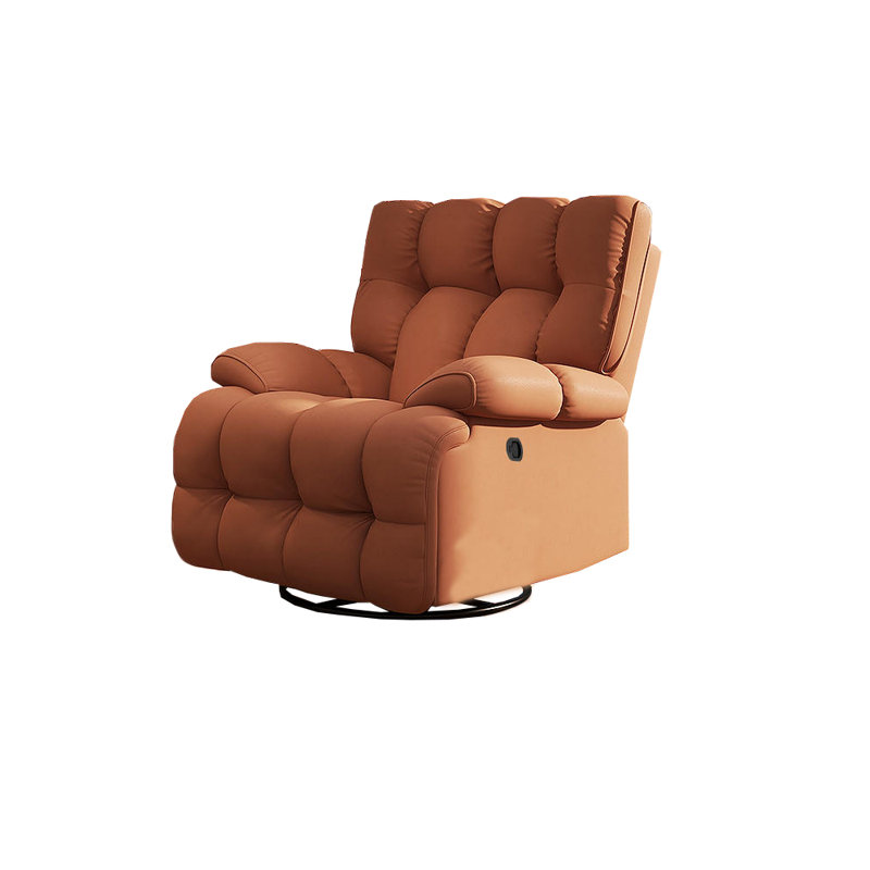 Faux Leather Recliner, Brown