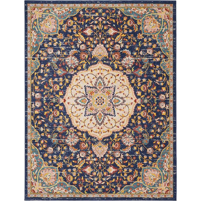 Bloomburg Oriental Indoor / Outdoor Rug, Rectangle 8' x 10'