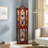 Lighted Corner Curio, Walnut, Adjustable Shelves (Bulb Not Included)