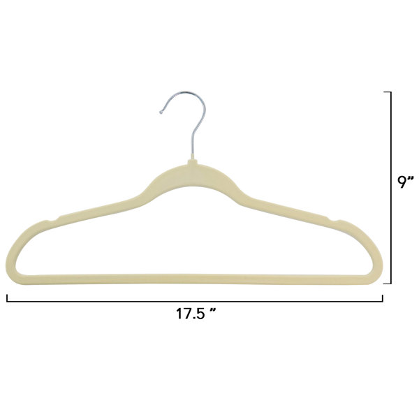 50 Pack Beige Clothing Hangers,Non-Slip and Durable Coat Hangers,Heavy Duty  Hangers with 360 Degree Rotatable Hook clothes rack - AliExpress