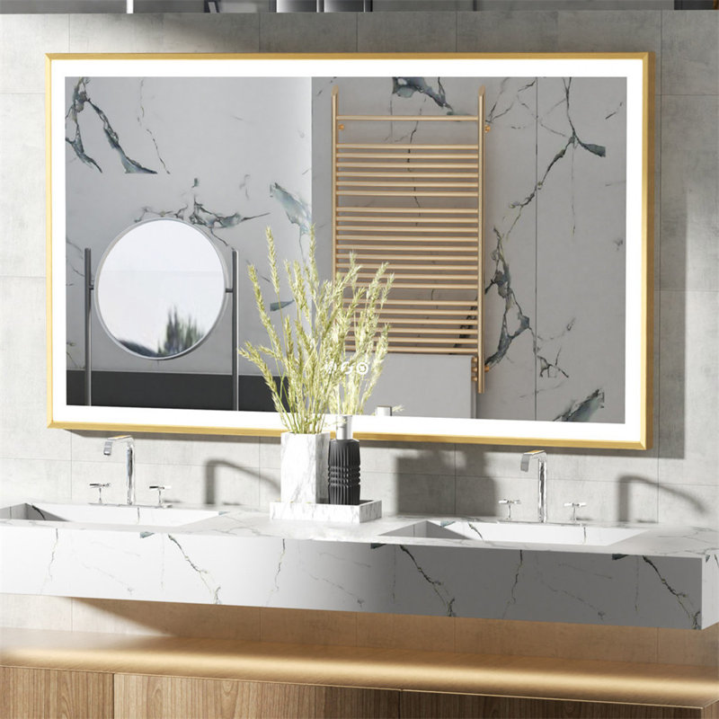 Throssell Rectangle Makeup / Shaving Mirror, 60 cm x 100 cm