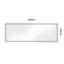 Miroir de salle de bain 96 po x 36 po à DEL avec façade et rétroéclairage, miroir de meuble-lavabo mural, anti-buée, mémoire, 3 couleurs, réglable en continu-1183158616