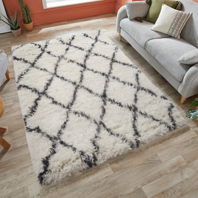 Hoytville Linhas Ivory/Grey Rug
