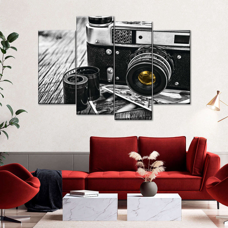 Ensemble de photos créatives sur toile 4 pièces, H 48 po x l 75 po x P 1,25 po