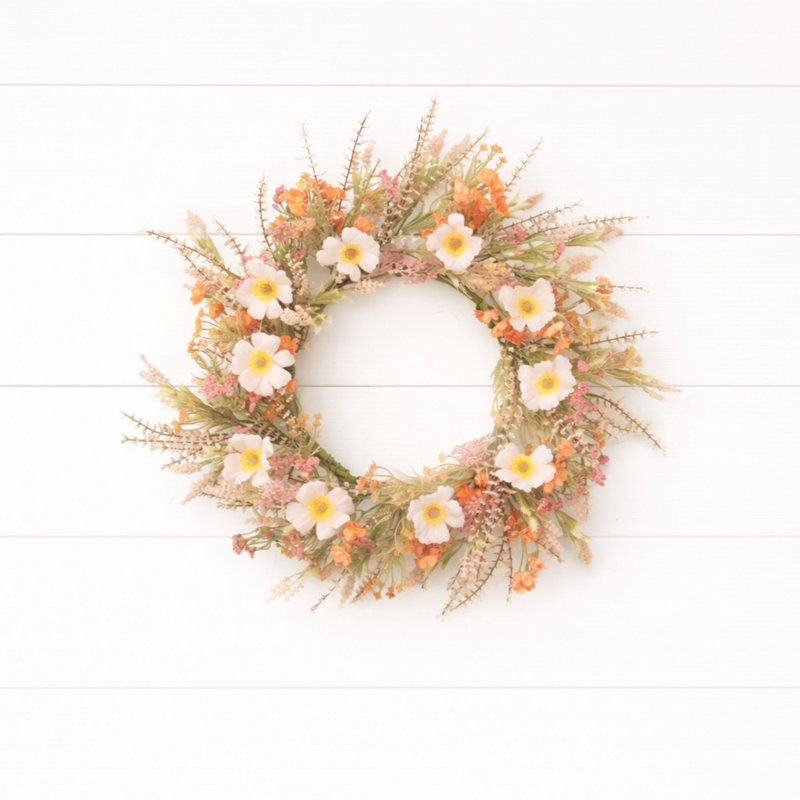 Couronne florale mixte 24 po