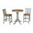 Drilon 3 - Piece Counter Height Solid Wood Dining Set-1620470492-1620470495