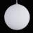 9.8 in. 1-Light Modern Globe Shade Pendant Light