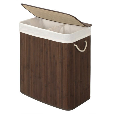 Bamboo Laundry Hamper with Handles