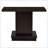 Fiona Cappuccino Engineered Wood Pedestal Console Table