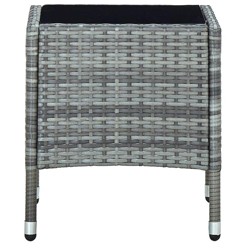 Sherborne Square Outdoor Coffee Table , cm W cm D, Black/Grey