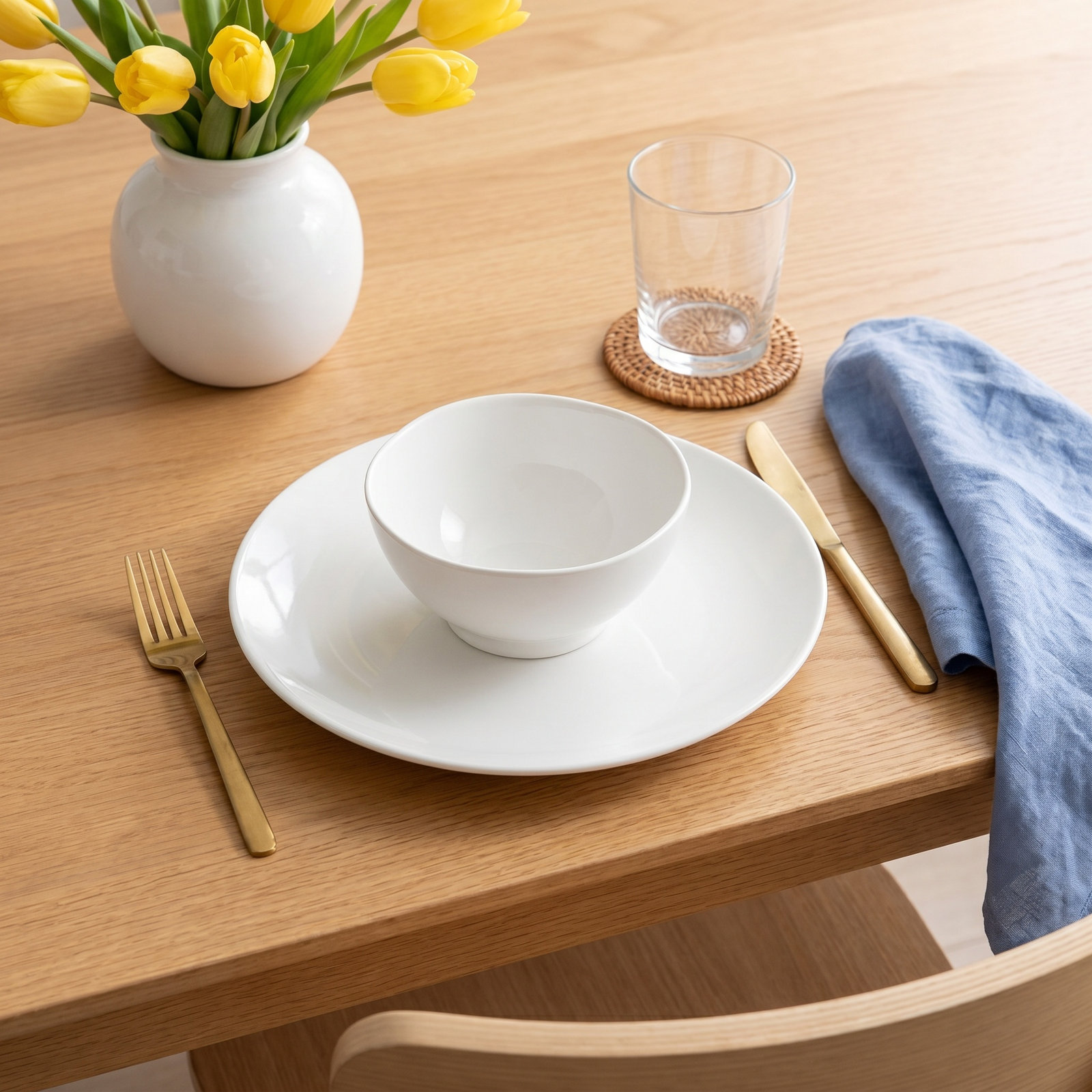 Heirloom 12" Dinner Plate, Linen