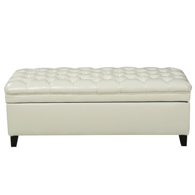 Storage With Hidden Compartment, Pu Leather, 51.18 In. X 20.38 18.68 In., 32.6 Lb In , Leather Embellished ,